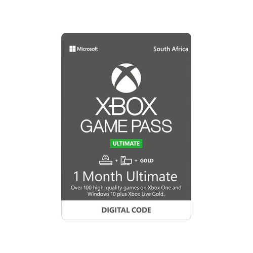 Microsoft Xbox Game Pass Ultimate 1 Month ESD ZA